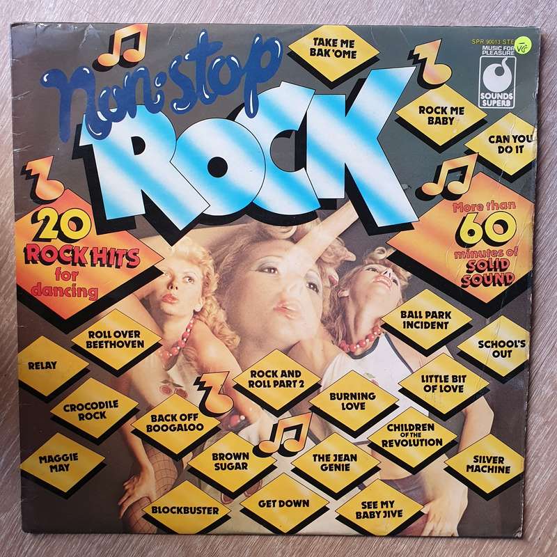 Non-Stop Rock - Vinyl LP Record - Opened  - Very-Good- Quality (VG-)