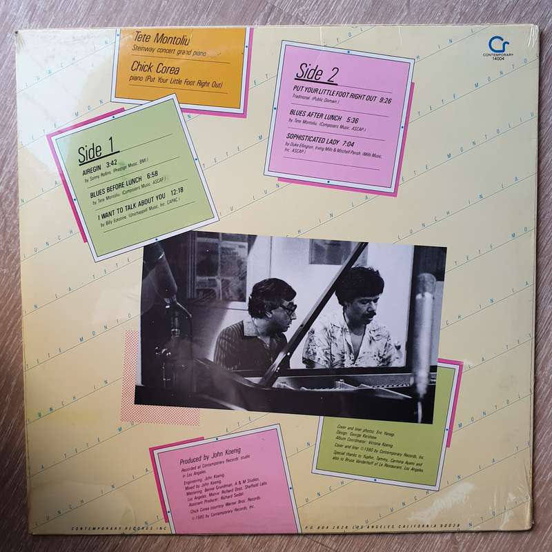 Tete Montoliu  Lunch In L.A. - Vinyl LP Record - Sealed