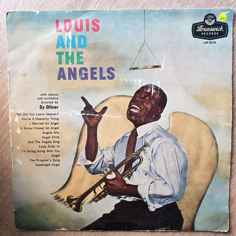 Louis Armstrong  Louis And The Angels   Vinyl LP Record - Opened  - Good+ Quality (G+)
