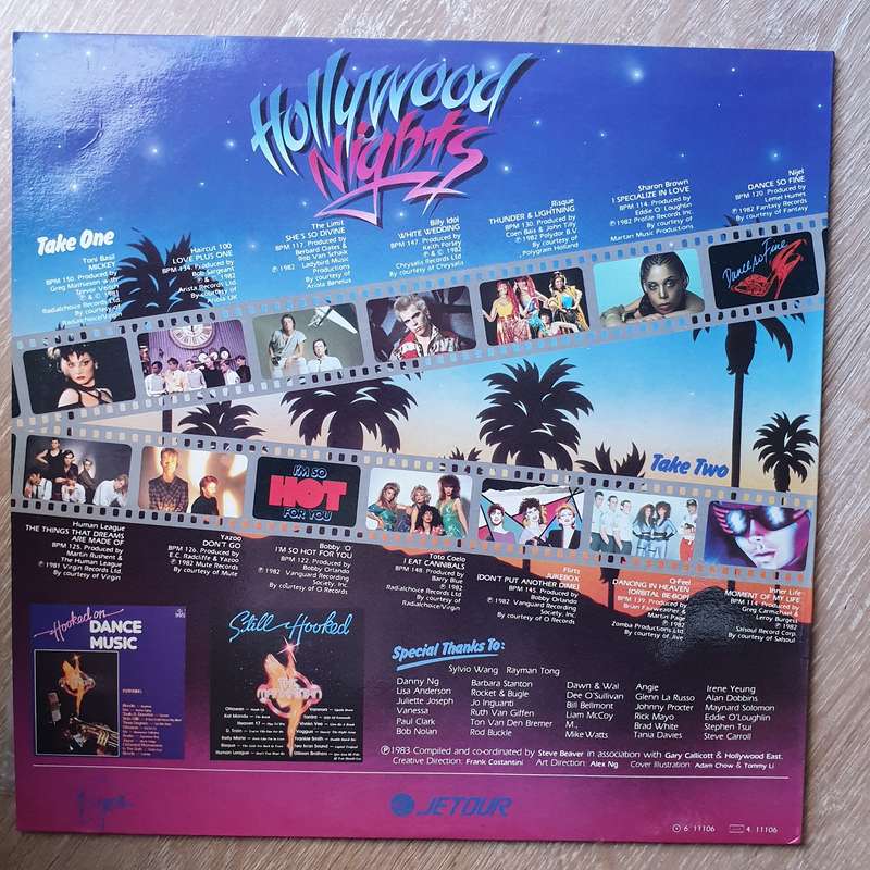 Hollywood Nights - Original Artists - Vinyl LP Record - Opened  - Very-Good- Quality (VG-)