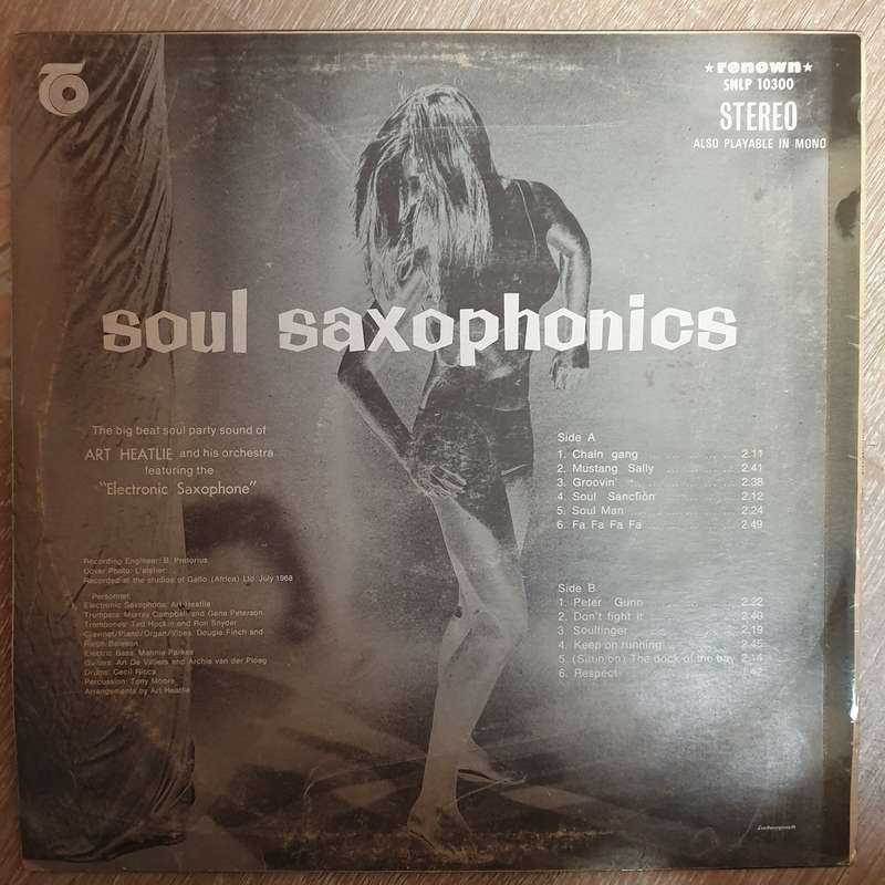 Soul Saxophonics - Art Heatlie & His Orchestra Featuring The Electronic Saxophone  Soul Sax...