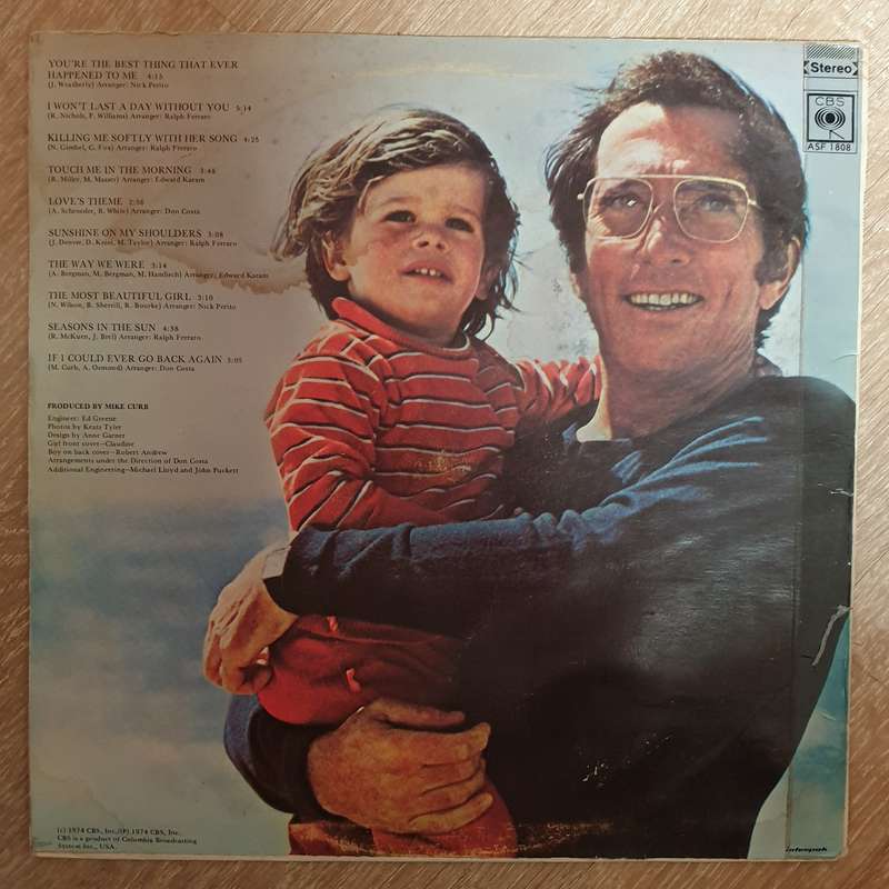 Andy Williams - The Way We Were   Vinyl LP Record - Opened  - Good+ Quality (G+)