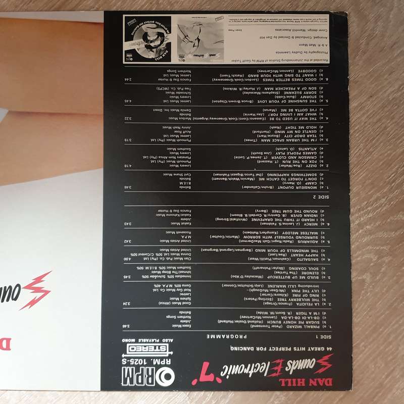 Dan Hill - Sounds Electronic Vol 7  -  Vinyl LP Record - Opened  - Very-Good+ Quality (VG+)