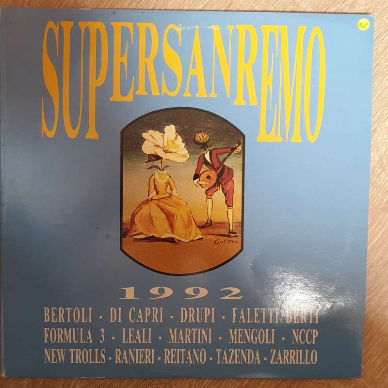 Supersanremo 1992 -  Double Vinyl LP Record - Opened  - Very-Good+ Quality (VG+)
