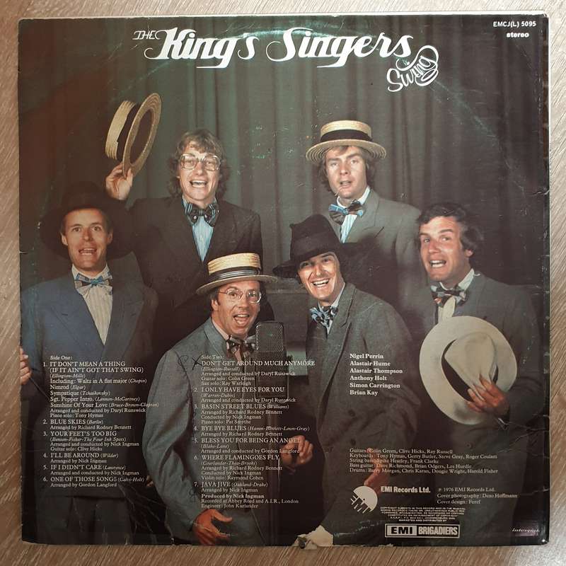 The Kings Singers Swing  - Vinyl LP Record - Opened  - Very-Good Quality (VG)