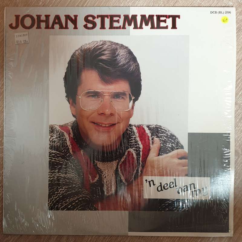 Johan Stemmet - 'n Deel Van My -  Vinyl LP Record - Opened  - Very-Good+ Quality (VG+)