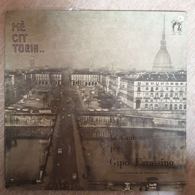 Gipo Farassino  Mè Cit Turin - 12 Canzoni Per Gipo Farassino   Vinyl LP Record - Ope...