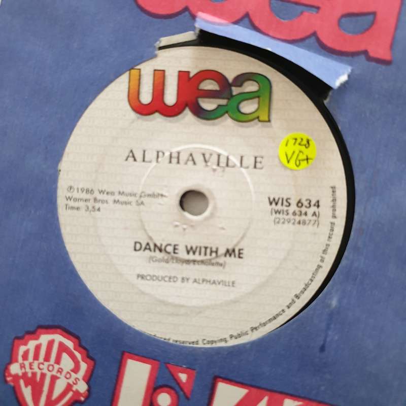 Alphaville  Dance With Me - Vinyl 7" Record - Very-Good+ Quality (VG+)