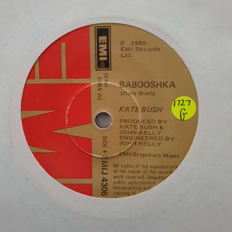 Kate Bush  Babooshka - Vinyl 7" Record - Good Quality (G)
