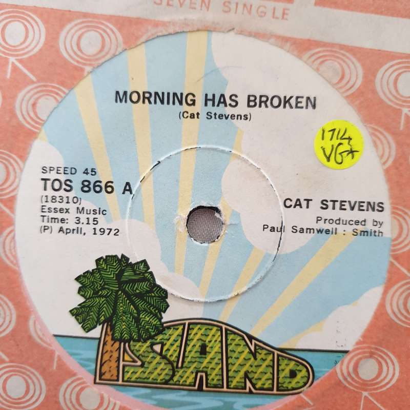 Cat Stevens  Morning Has Broken - Vinyl 7" Record - Very-Good+ Quality (VG+)