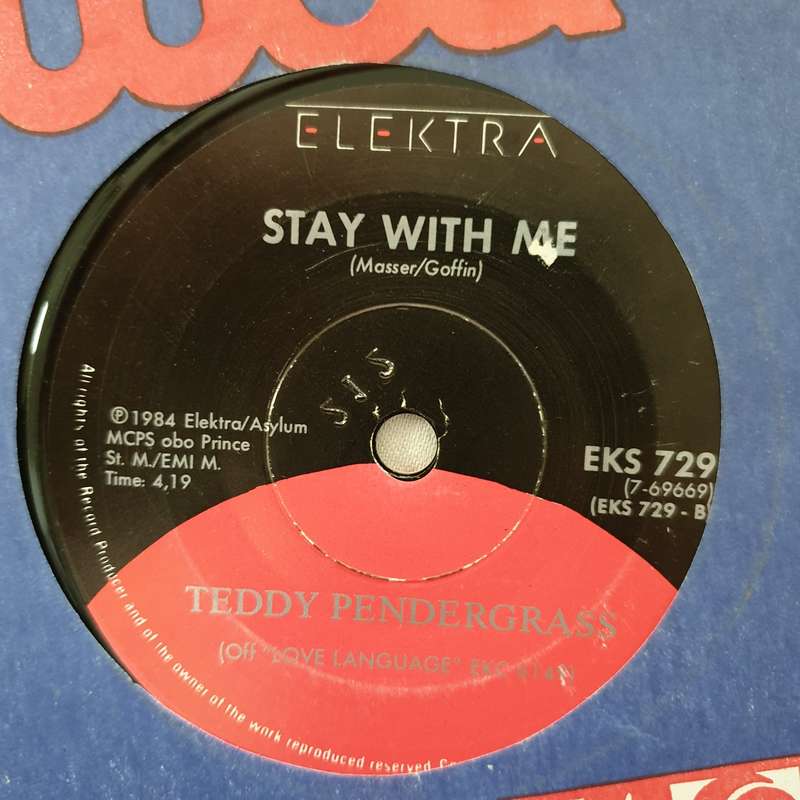 Teddy Pendergrass  In My Time - Vinyl 7" Record - Opened  - Very-Good Quality (VG)