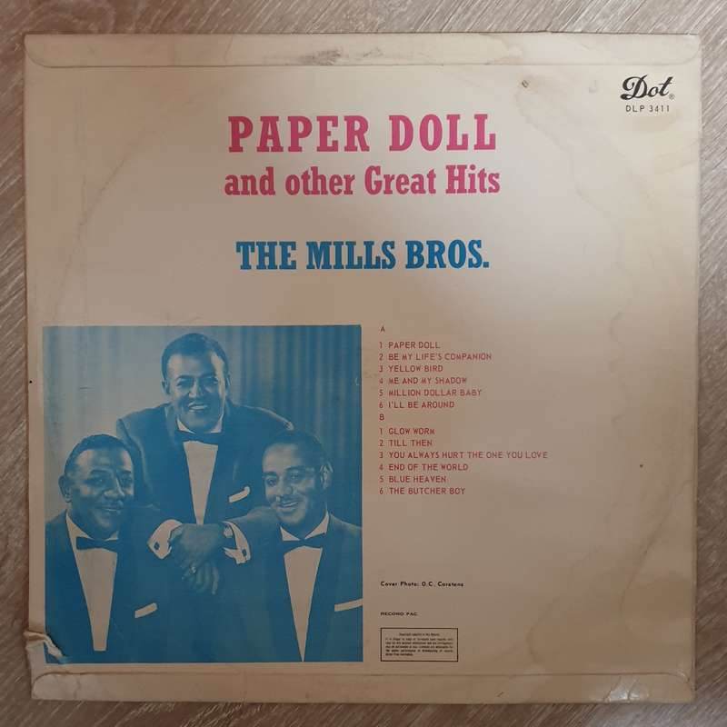 The Mills Brothers  Paper Doll and Other Great Hits -  Vinyl LP Record - Opened  - Very-Goo...