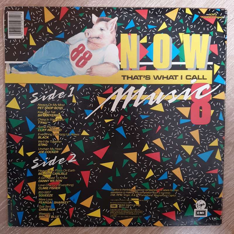 Now That's What I call Music 8 -  Vinyl LP Record - Opened  - Very-Good+ Quality (VG+)