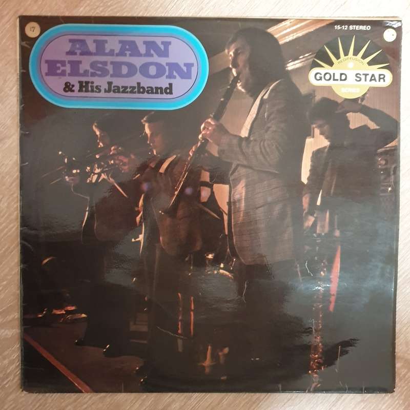 Alan Elsdon & His Jazz Band - Vinyl LP Record - Opened  - Very-Good Quality (VG)