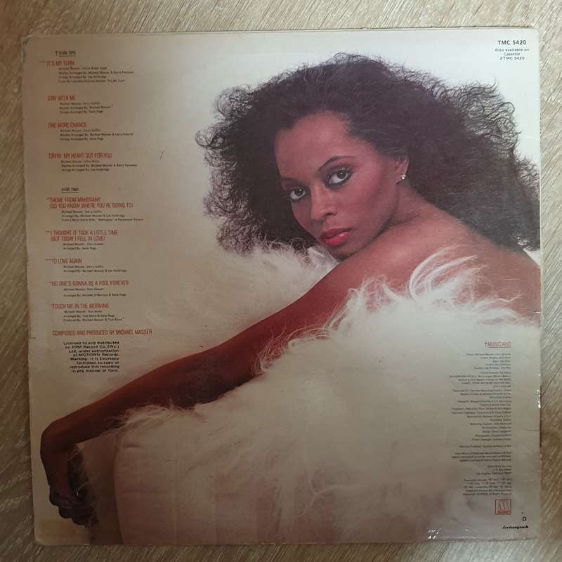 Diana Ross - To Love Again  - Vinyl LP Record - Opened  - Very-Good Quality (VG)