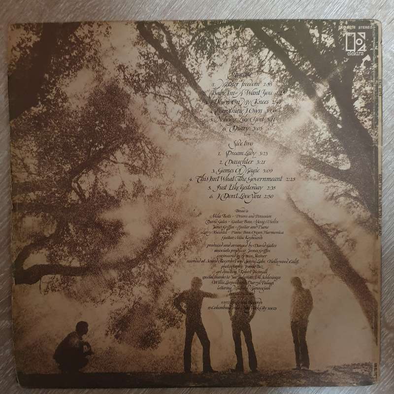 Bread - Baby I'm a Want You   Vinyl LP Record - Opened  - Good Quality (G)