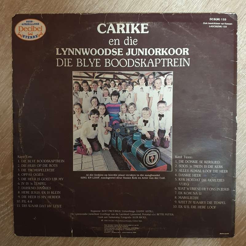 Carike Keuzenkamp - Die Blye Boodskaprein   Vinyl LP Record - Opened  - Good Quality (G)