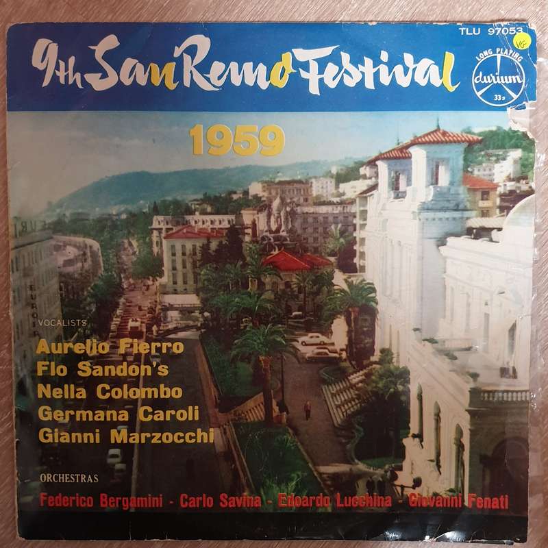 9th San Remo Festival 1959 - Vinyl LP Record (VG)