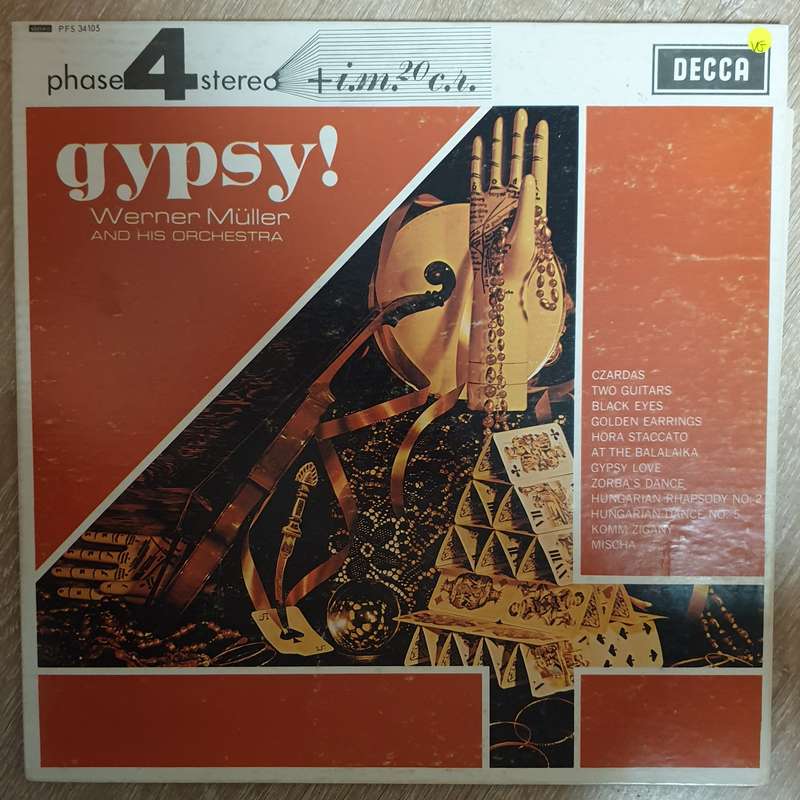 Werner Muller and His Orchestra - Gypsy - Vinyl LP Record - Opened  - Very-Good Quality (VG)