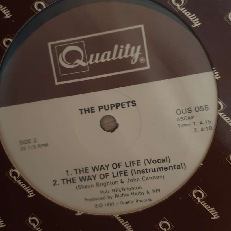 The Puppets  The Way Of Life - Vinyl LP Record - Very-Good+ Quality (VG+)