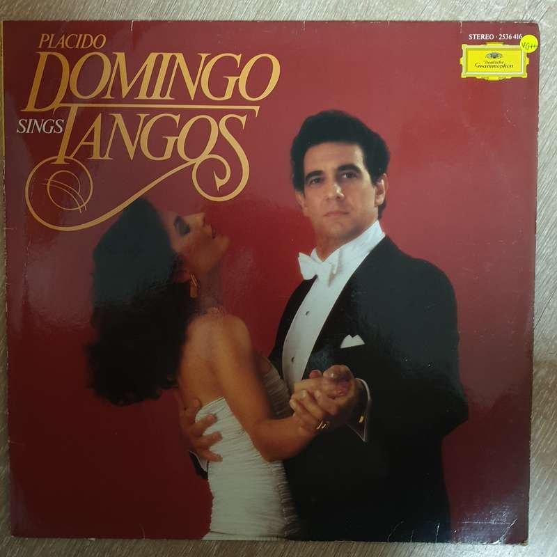 Placido Domingo  Placido Domingo Sings Tangos- Vinyl LP Record - Opened  - Very-Good+ Quali...