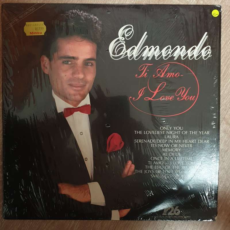 Edmondo Rahme  Ti Amo - I Love You - Vinyl LP Record - Opened  - Very-Good+ Quality (VG+)
