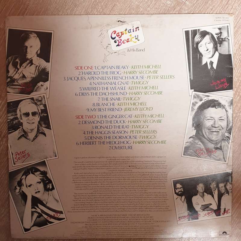 Captain Beaky & His Band  Captain Beaky & His Band (Peter Sellers, Secombe...) -  Vinyl LP ...