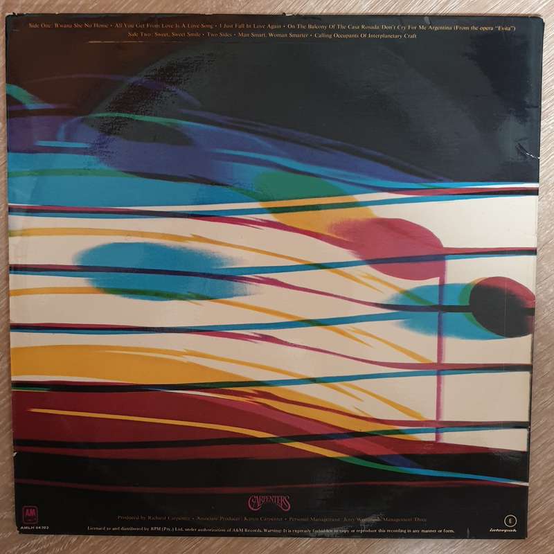 Carpenters  Passage - Vinyl LP Record - Opened  - Very-Good+ Quality (VG+)