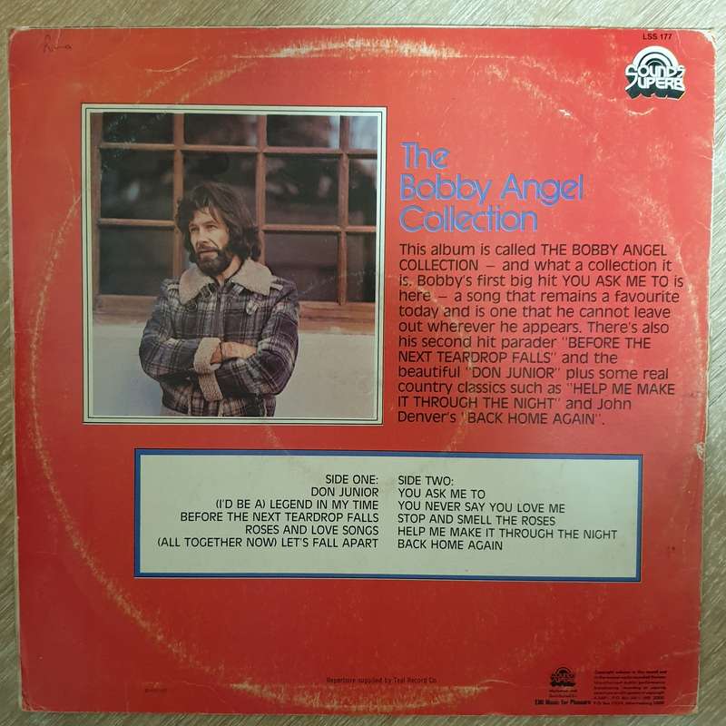 Bobby Angel - The Booby Angel Collection -  Vinyl LP Record - Very-Good+ Quality (VG+)