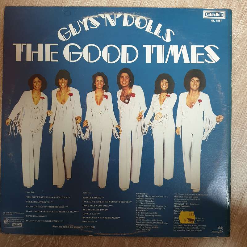 Guys 'n' Dolls  The Good Times - Vinyl LP Record - Opened  - Very-Good Quality (VG)