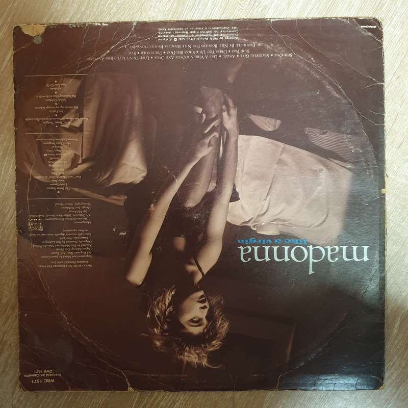 Madonna  Like A Virgin - Vinyl LP Record - Opened  - Very-Good Quality (VG)