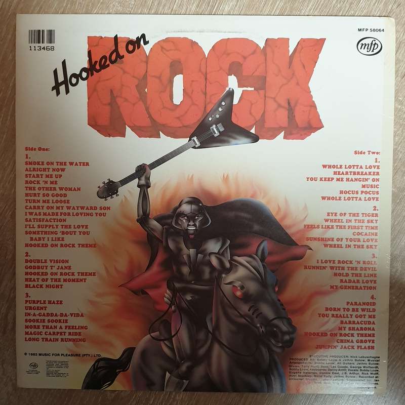 Hooked On Rock - Iron Fist - Vinyl LP Record - Opened  - Very-Good+ Quality (VG+)