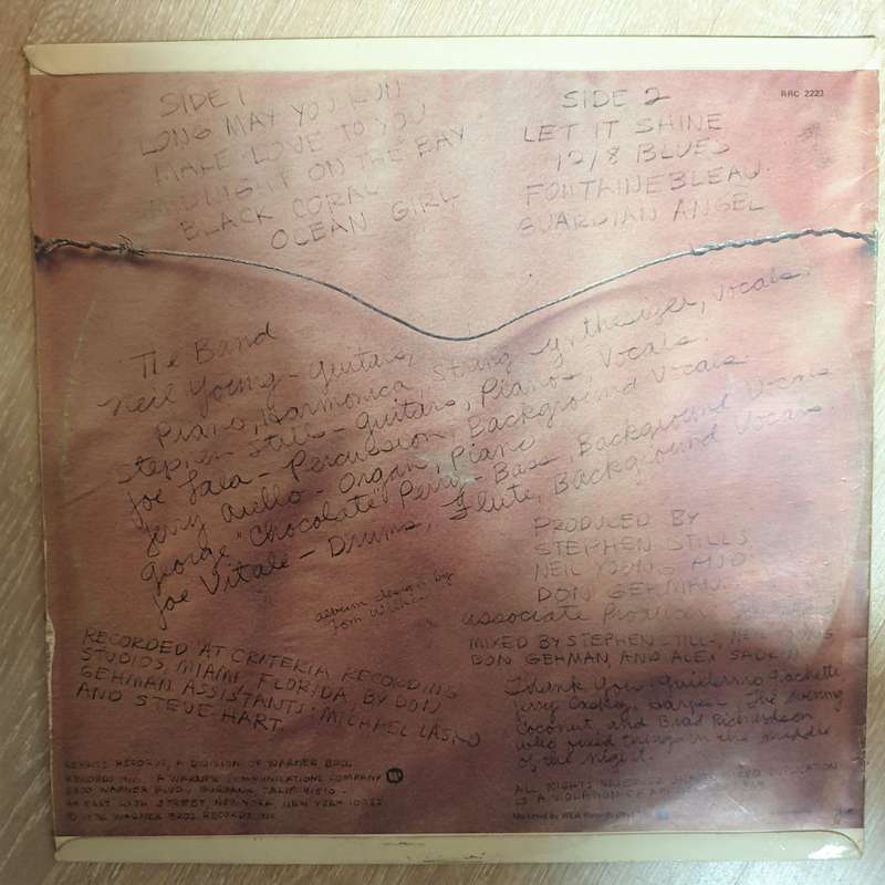 The Stills-Young Band  Long May You Run - Vinyl LP Record - Opened  - Very-Good Quality (VG)
