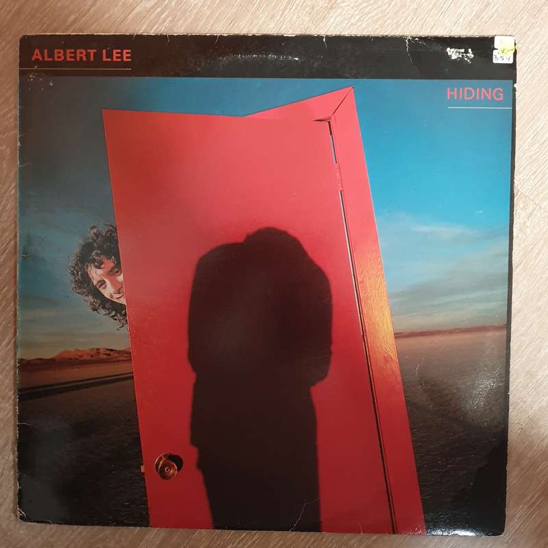 Albert Lee  Hiding  Vinyl LP Record - Opened  - Very-Good+ Quality (VG+)