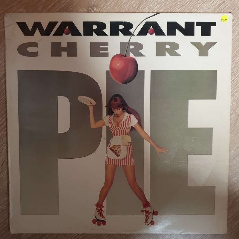 Warrant  Cherry Pie - Vinyl LP Record - Opened  - Very-Good+ Quality (VG+)