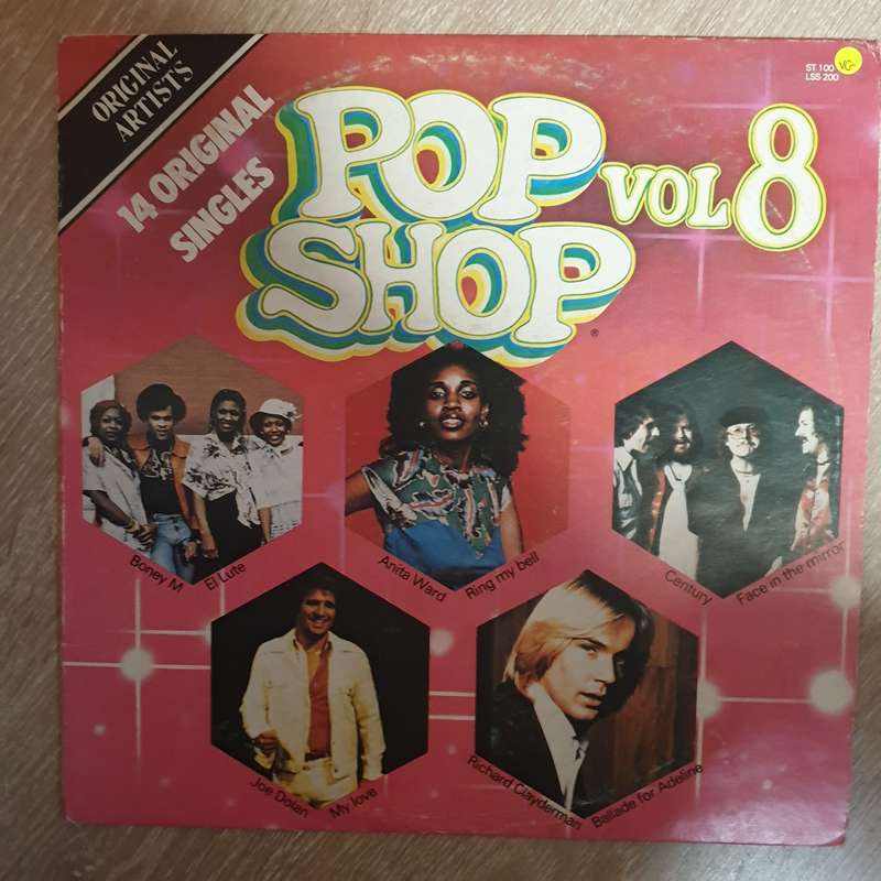 Pop Shop Vol 8 - Original Artists - Vinyl LP Record - Opened  - Very-Good Quality (VG)