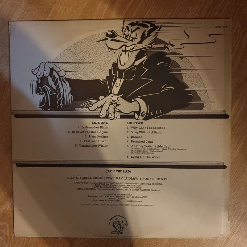 Jack The Lad  It's... Jack The Lad - Vinyl LP Record - Opened  - Very-Good+ Quality (VG+)