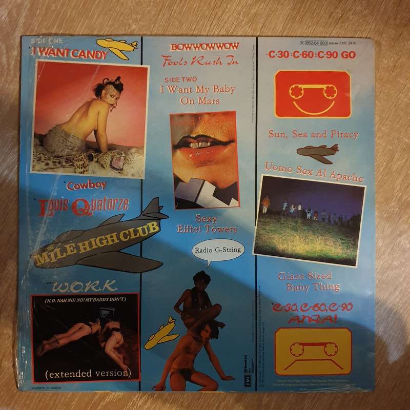 Bow Wow Wow  I Want Candy - Vinyl LP Record - Opened  - Very-Good+ Quality (VG+)