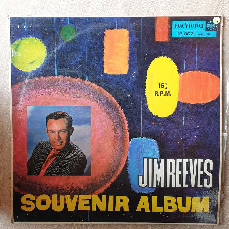Jim Reeves  Souvenir Album  (Rare - 16  RPM) - Vinyl LP Record - Opened  - Very-Good+ Qu...