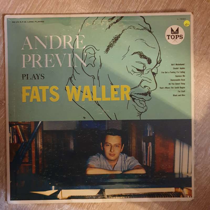 André Previn  Plays Fats Waller - Vinyl LP Record - Opened  - Very-Good+ Quality (VG+)