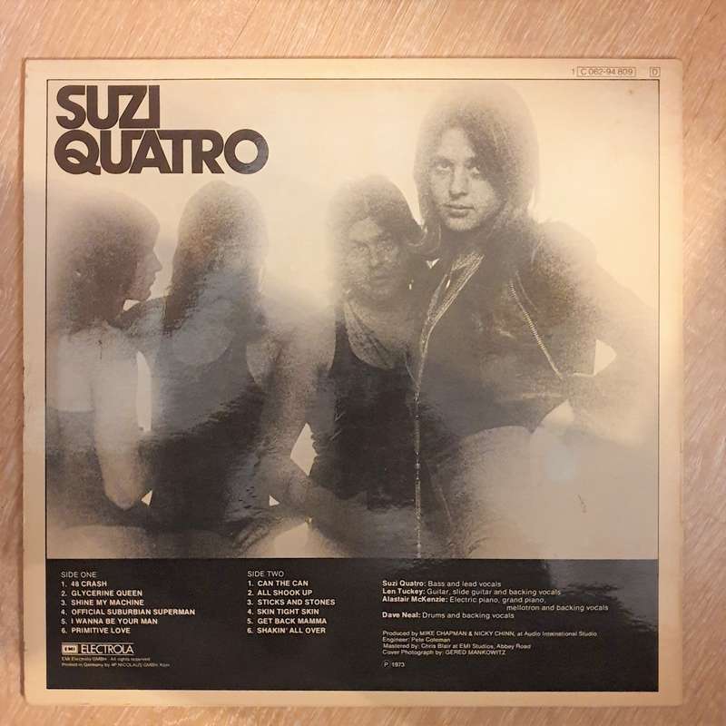Suzi Quatro  Suzi Quatro -  Vinyl LP Record - Opened  - Very-Good Quality (VG)