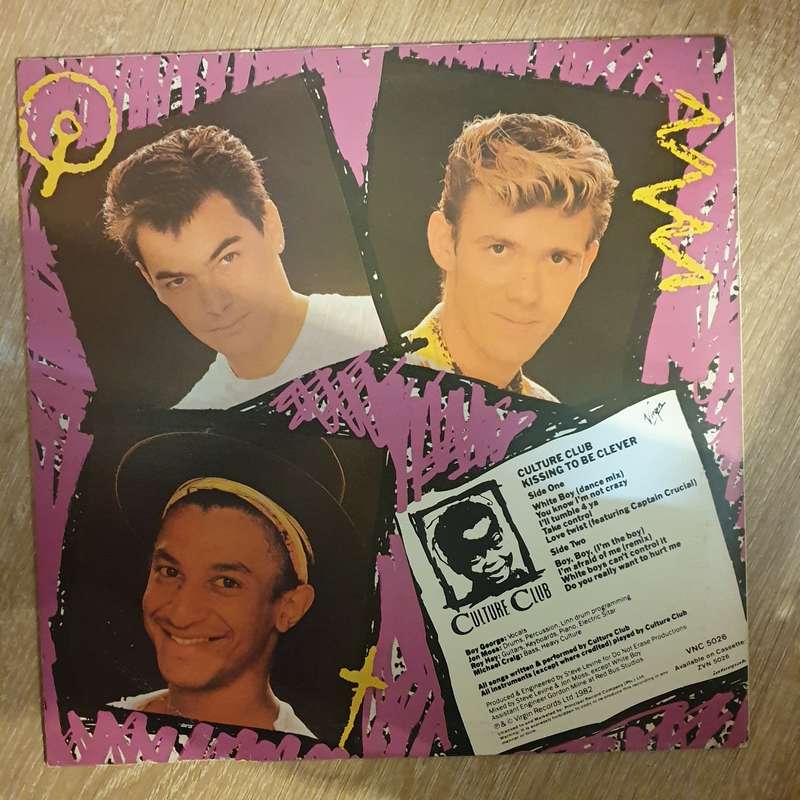 Culture Club  Kissing To Be Clever -  Vinyl LP Record - Opened  - Very-Good Quality (VG)
