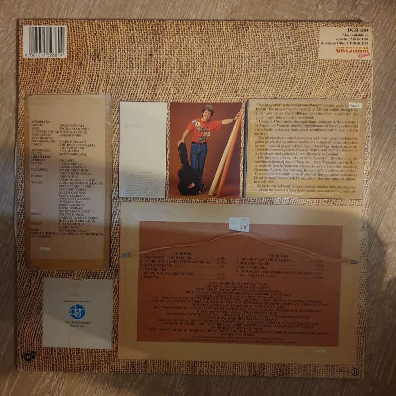 David Hewitt  The Storyteller - Vinyl LP Record - Opened  - Very-Good+ Quality (VG+)