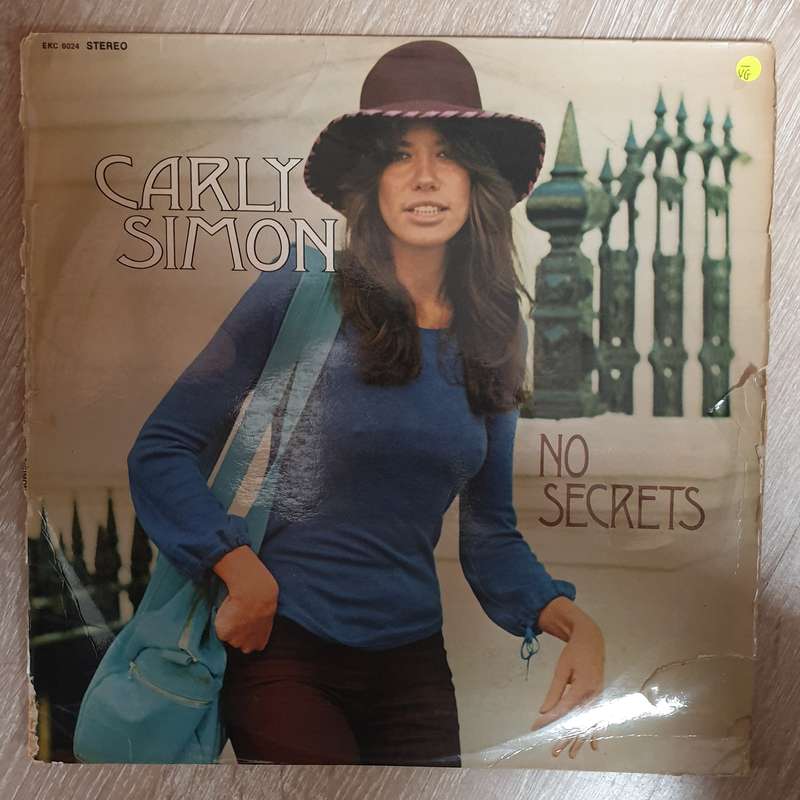 Carly Simon - No Secrets   -  Vinyl LP Record - Opened  - Very-Good- Quality (VG-)