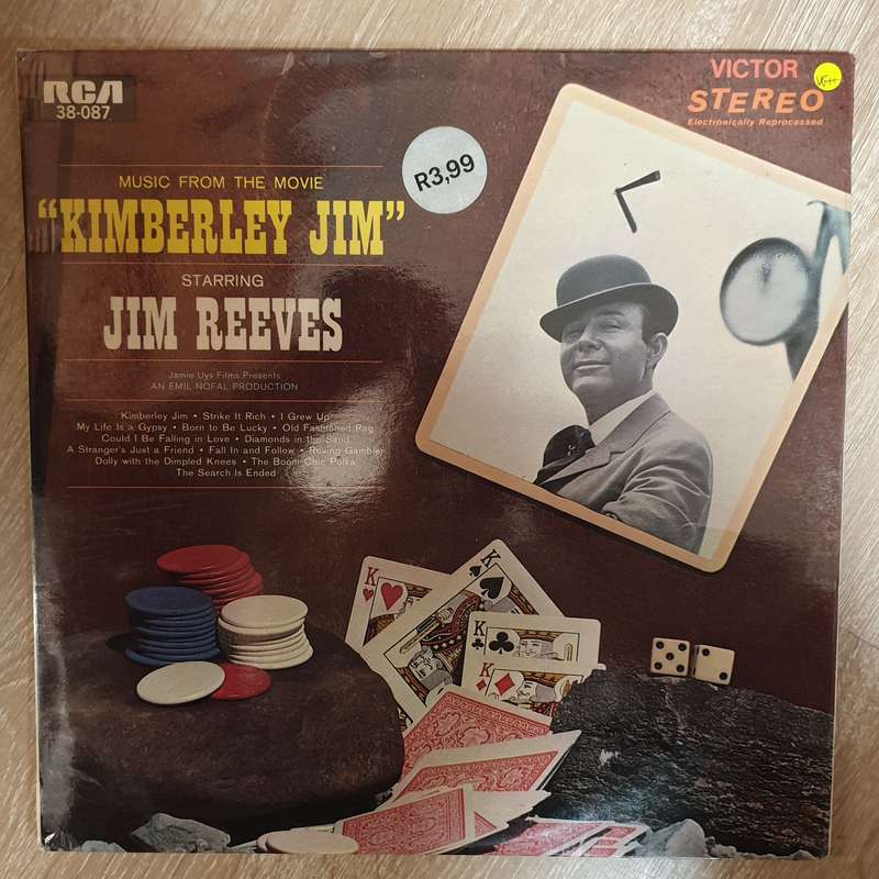 Kimberley Jim - Jim Reeves  Vinyl LP Record (VG+)