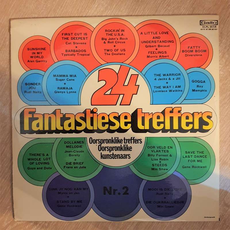 24 Fantastieste Treffers- Original Artists- Vol 2   Vinyl LP Record - Opened  - Very-Good+ ...