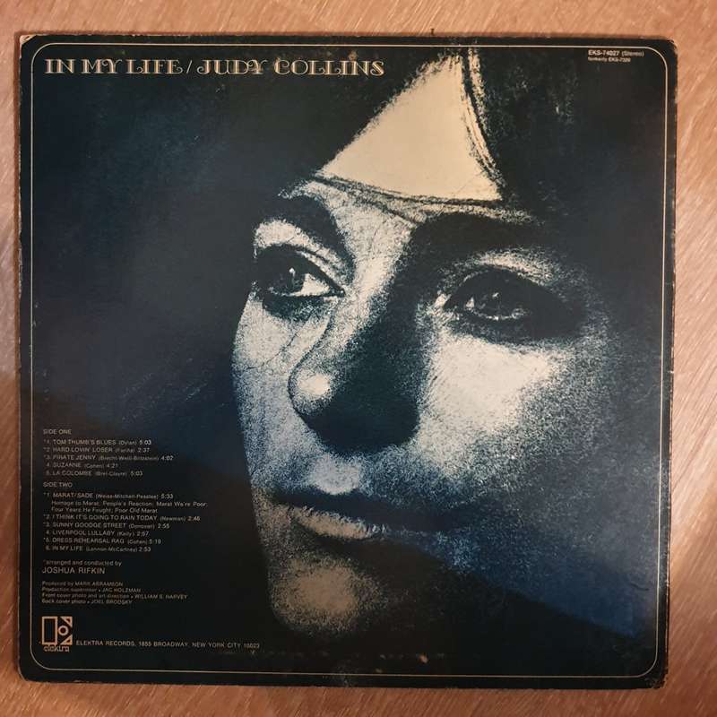 Judy Collins  In My Life - Vinyl LP Record - Opened  - Very-Good Quality (VG)