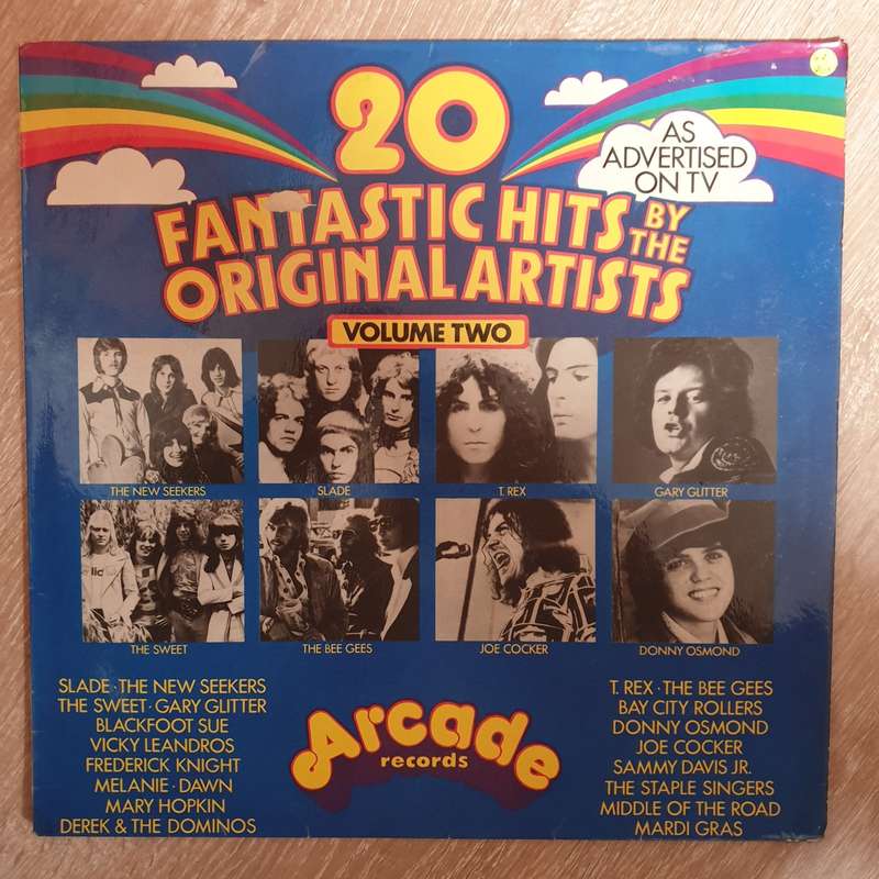 20 Fantastic Hits by The Original Artists  - Vol 2 -  Arcade Original Artist Series  -  Vinyl LP ...
