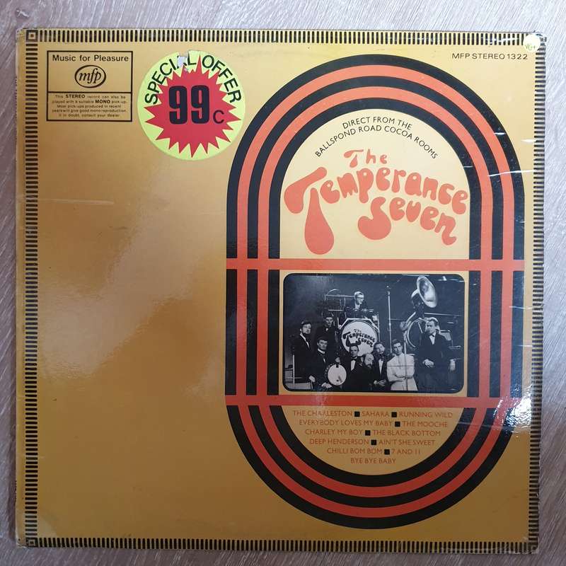 The Temperance Seven  Direct From The Ballspond Road Cocoa Rooms -  Vinyl LP Record - Very-...