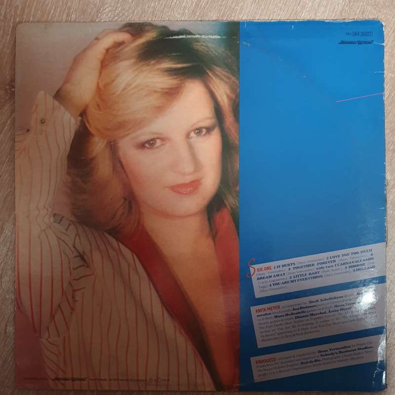 Anita Meyer  Love You Too Much -  Vinyl LP Record - Very-Good+ Quality (VG+)